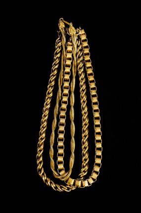 Necklaces gold plated