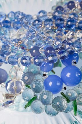 Crystal glass chains