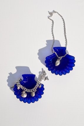 SILVER JEWELLERY & CERAMIC PLATE